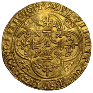 Charles VI, écu d&rsquo;or à la couronne Lyon