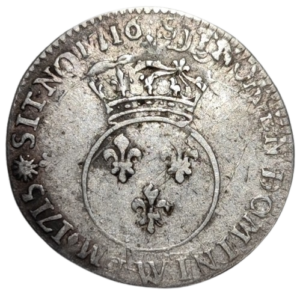 Louis XV, dixième d&rsquo;écu vertugadin 1716 Lille