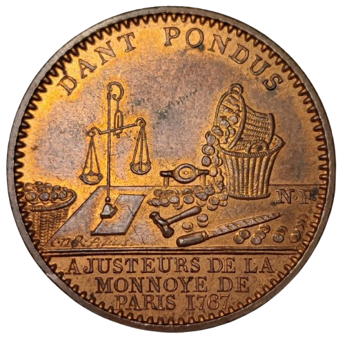 Administration des monnaies, jeton publicitaire du magasin de la monnaie de Paris