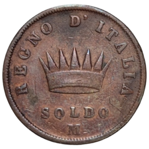 Royaume de Napoléon, 1 soldo 1813 Milan