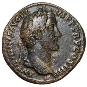 Empire romain, Antonin le pieux, sesterce