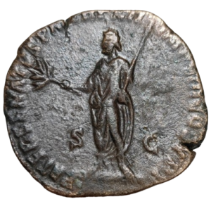 Empire romain, Commode, sesterce