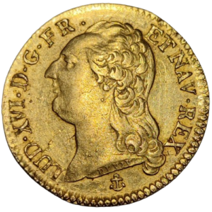 Louis XVI, Louis d’or à la tête nue 1786 La Rochelle
