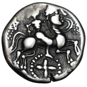 Vénètes (Région de Vannes), statère d&rsquo;argent à la roue