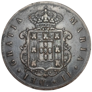 Marie II, 20 reis 1848 Lisbonne