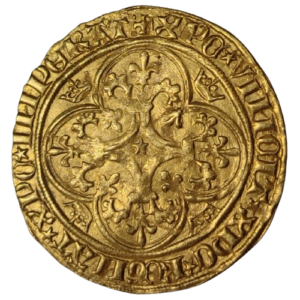 Charles VI, écu d&rsquo;or à la couronne, 2ème émission