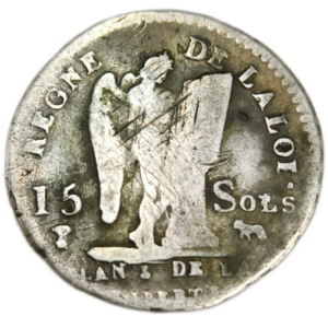 Constitution, 15 sols François 1791 Pau