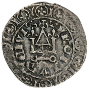 Jean II, gros au châtel fleurdelisé