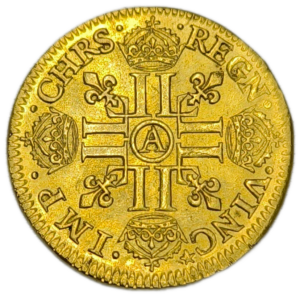 Louis XIII, Louis d&rsquo;or aux huit L 1642 Paris