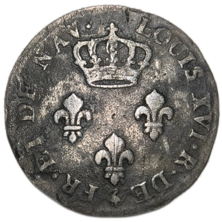 Louis XVI, 3 sols, isles de France et de Bourbon 1779 Paris