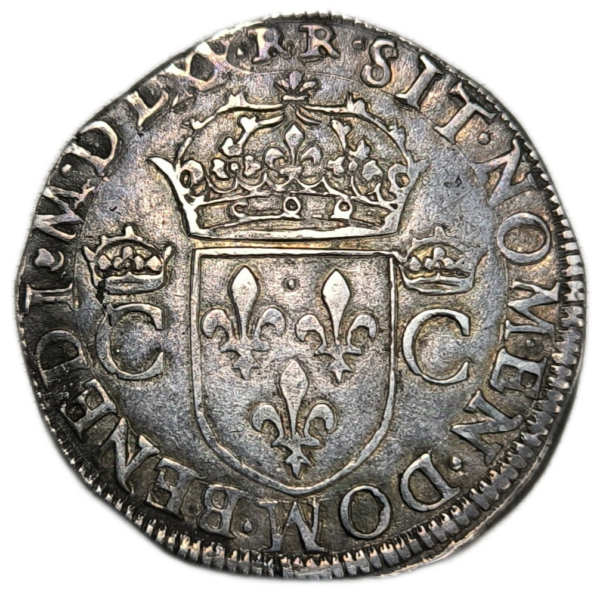 Charles IX, teston, 2ème type 1570 Toulouse