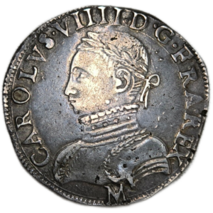 Charles IX, teston, 2ème type 1570 Toulouse