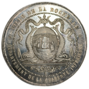 Jeton, assurances mutuelles contre l’incendie, Aunis et Saintonge, ville de La Rochelle