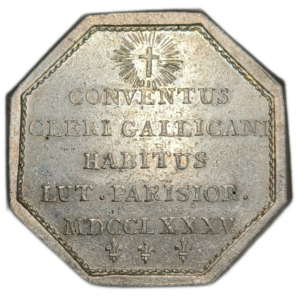 Jeton, Louis XVI, assemblée du clergé 1785