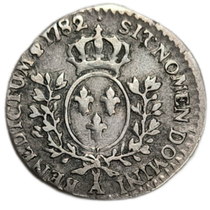 Louis XVI, vingtième d&rsquo;écu 1782 Paris