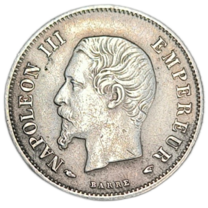 Napoléon III, 20 centimes tête nue 1854 Paris