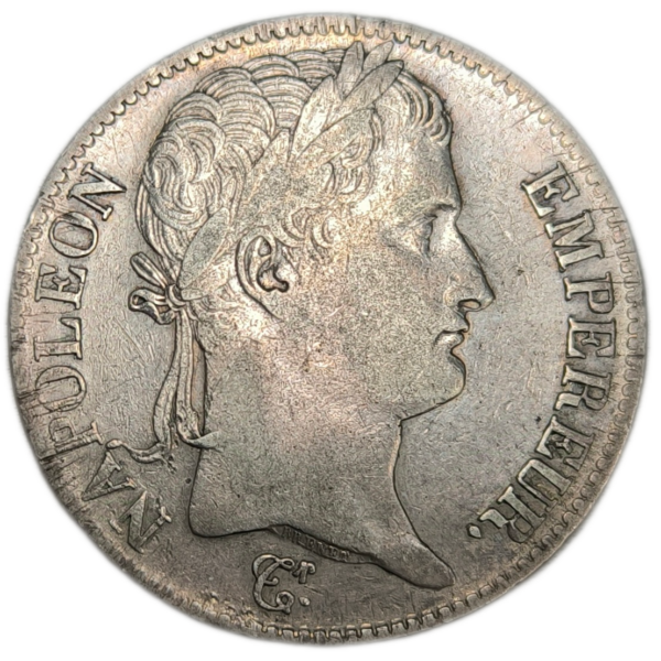 Napoléon 1er, 5 francs, empire français 1812 Lille