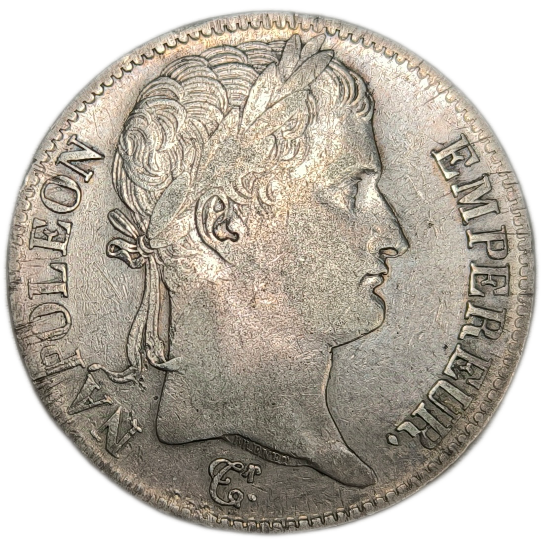 Napoléon 1er, 5 francs, empire français 1812 Lille