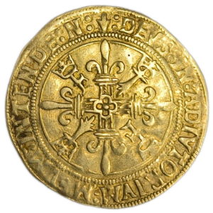 François 1er, écu d&rsquo;or au soleil de Bretagne Nantes