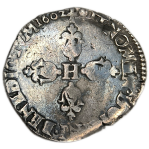 Henri IV, demi-franc 1602 Angers
