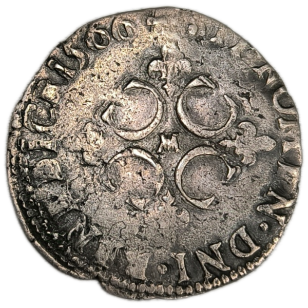 Charles IX, sol parisis, 1er type 1566 Toulouse