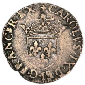 Charles IX, sol parisis, 1er type 1566 Toulouse