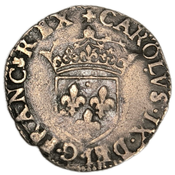 Charles IX, sol parisis, 1er type 1566 Toulouse