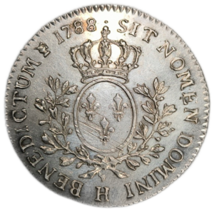 Louis XVI, cinquième d&rsquo;écu 1788 La Rochelle