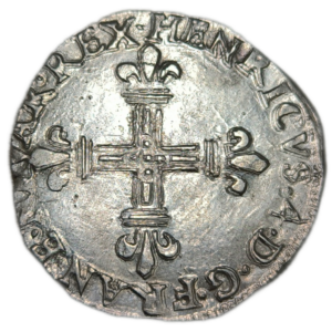Henri IV, quart d’écu de Navarre 1598 Saint-Palais