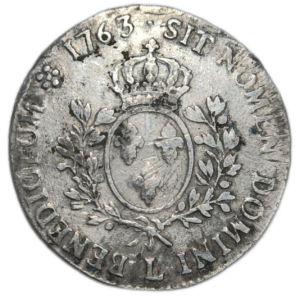 Louis XV, écu au bandeau 1763 Bayonne