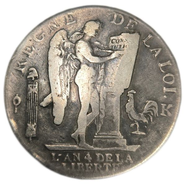 Constitution, écu de 6 livres François 1792 Bordeaux