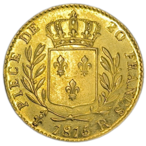 Louis XVIII, 20 francs Londres 1815 Londres