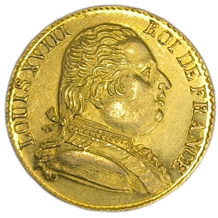 Louis XVIII, 20 francs Londres 1815 Londres