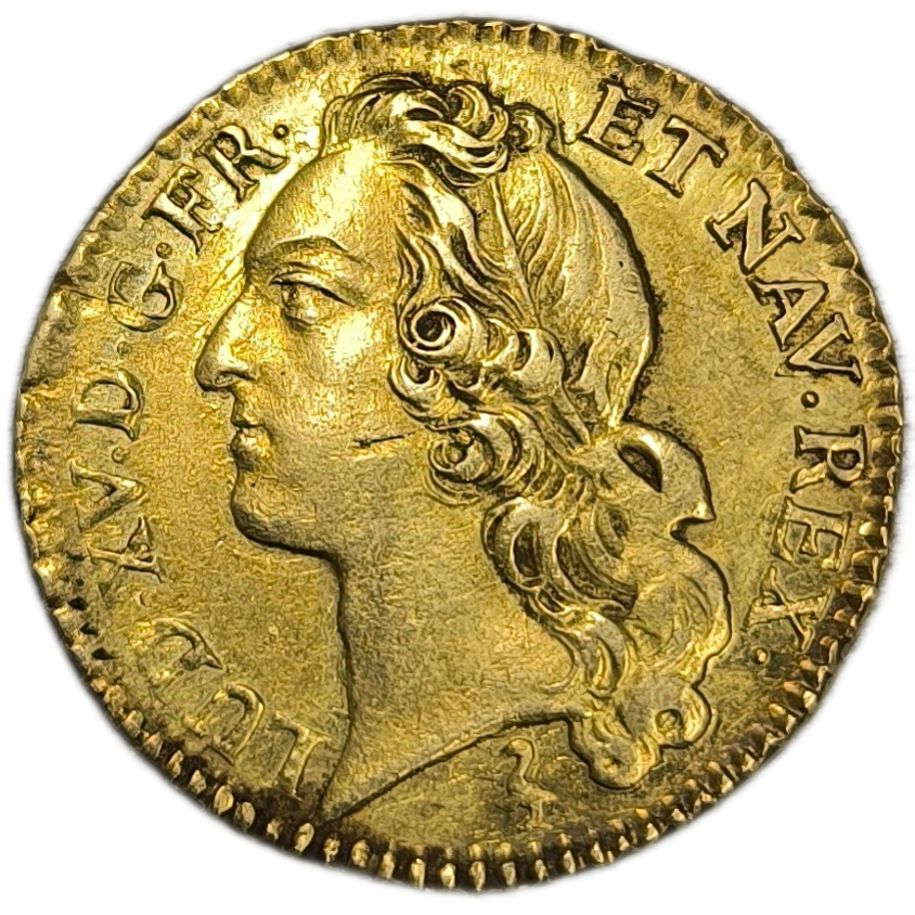 Louis XV, Louis d'or au bandeau 1759 Paris