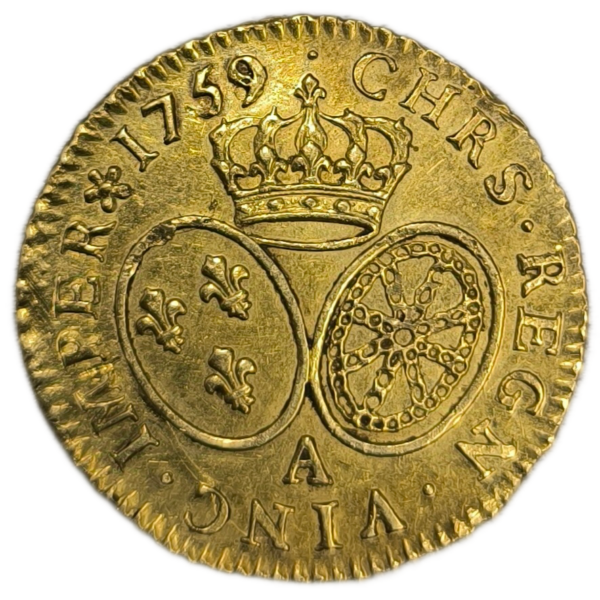 Louis XV, Louis d'or au bandeau 1759 Paris