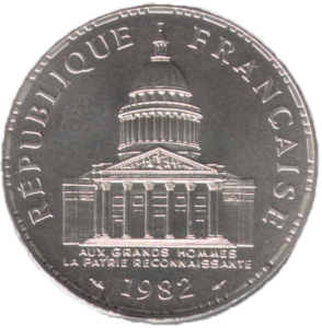 Investissement 100 francs argent