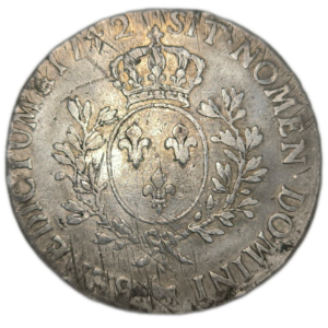 Louis XV, écu de Béarn au bandeau 1742 Pau