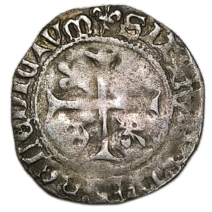 Louis XI, liard au dauphin Angers