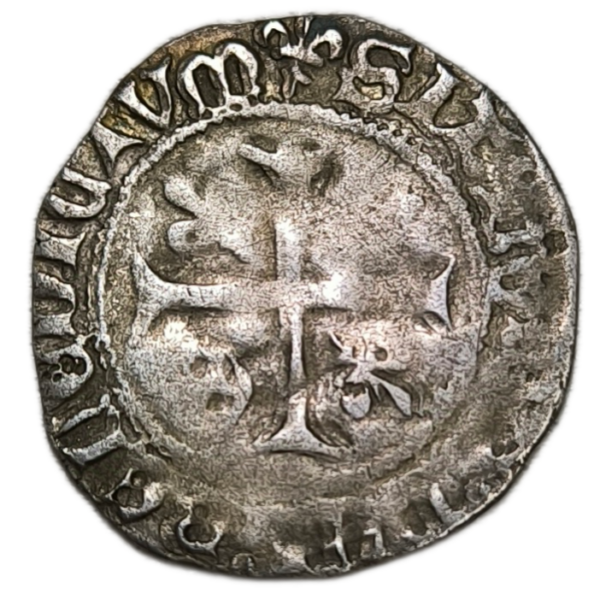 Louis XI, liard au dauphin Angers
