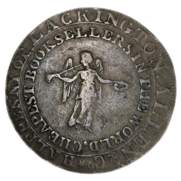 Jeton, Royaume-Uni, 1/2 penny, J. Lackington 1794