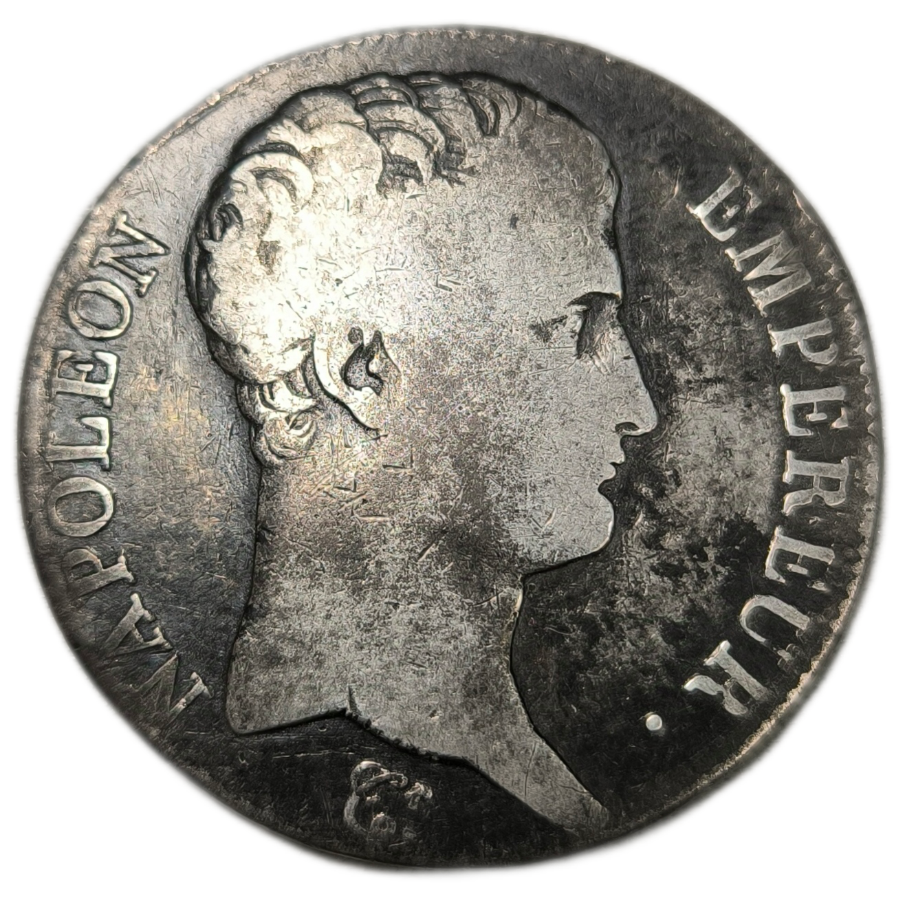 Napoléon 1er, 5 francs Napoléon empereur 1807 Bayonne