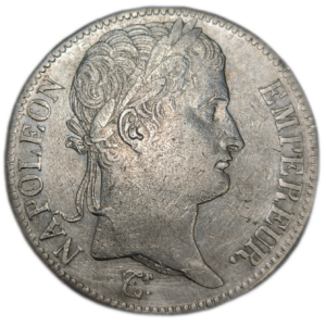 Napoléon 1er, 5 francs, empire français 1812 La Rochelle