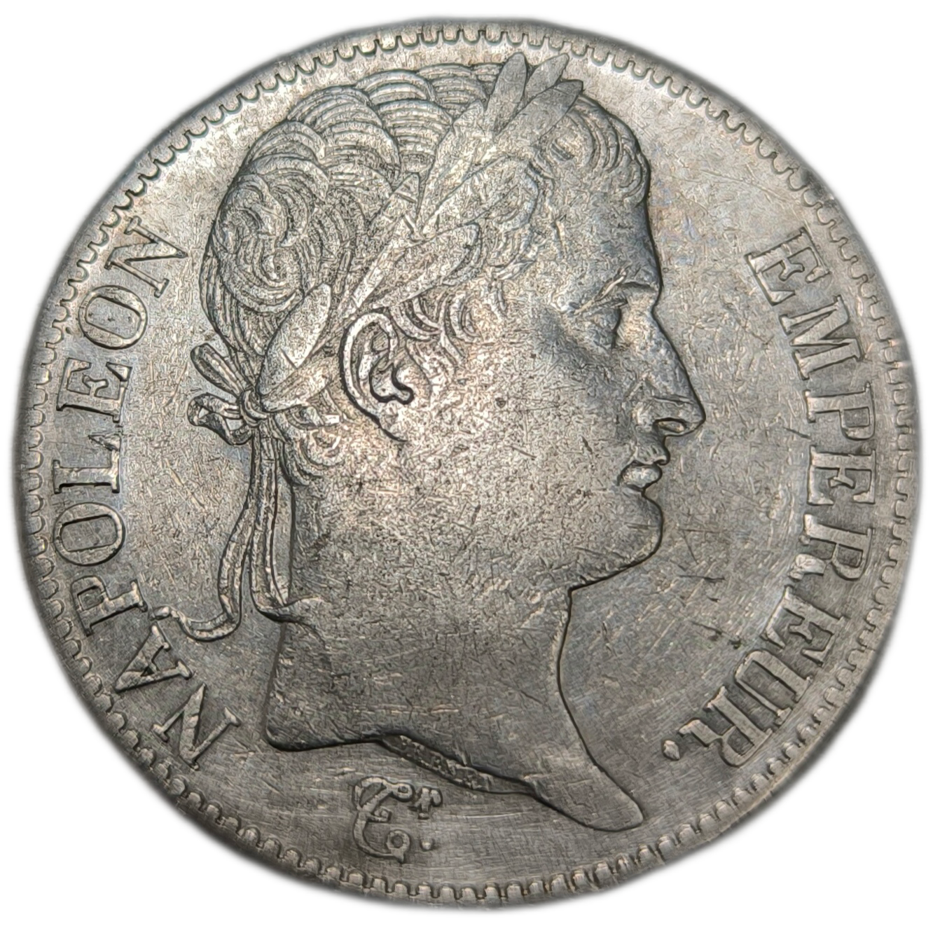Napoléon 1er, 5 francs, empire français 1812 La Rochelle