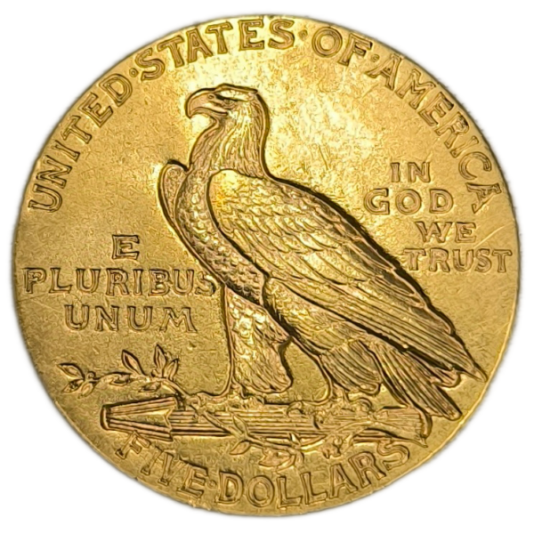 Etats-Unis d'Amérique, 5 dollars tête d'indien 1909 Philadelphie