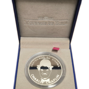 Monnaie de Paris, centenaire du cinéma, 100 francs Charlie Chaplin, BE 1995