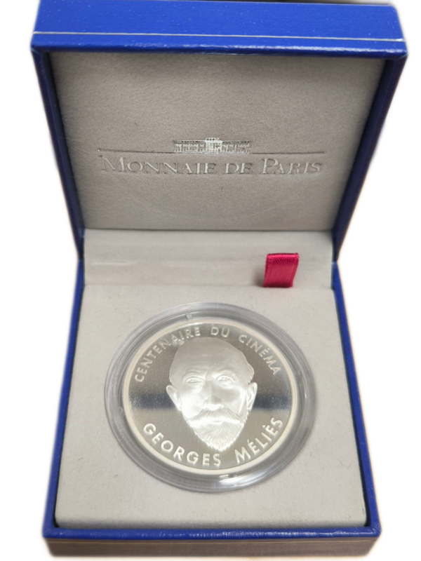 Monnaie de Paris, centenaire du cinéma, 100 francs Georges Méliès, BE 1995