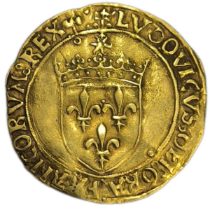 Louis XII, écu d’or au soleil Lyon