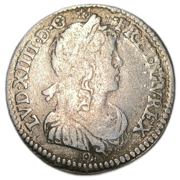 Louis XIV, douzième d'écu à la mèche longue 1659 Limoges