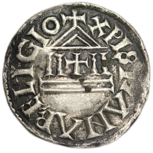 Louis 1er, denier à la légende chrétienne