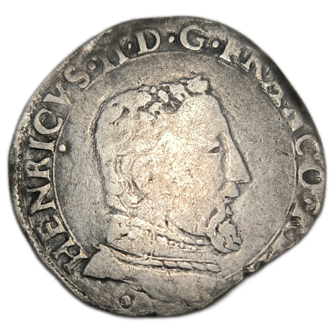 Henri II, teston à la tête nue, 1er type 1560 Toulouse